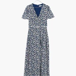 EUC Large Madewell Wrap-Front Midi Dress in French Floral
